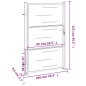 vidaXL Puerta de jardín de acero inoxidable 100x125 cm vidaXL Puerta de jardín de acero inoxidable 100x125 cm