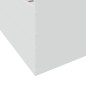 vidaXL Cama con cajones madera de ingeniería blanca 140x190 cm vidaXL Cama con cajones madera de ingeniería blanca 140x190 cm