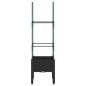 vidaXL Jardinera con enrejado PP negro 40x40x142,5 cm vidaXL Jardinera con enrejado PP negro 40x40x142,5 cm