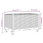 vidaXL Jardinera con ruedas PP gris 80x50x54 cm vidaXL Jardinera con ruedas PP gris 80x50x54 cm