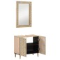 vidaXL Conjunto de muebles de baño 2 piezas madera maciza de mango vidaXL Conjunto de muebles de baño 2 piezas madera maciza de mango