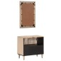 vidaXL Conjunto de muebles de baño 2 piezas madera maciza de mango vidaXL Conjunto de muebles de baño 2 piezas madera maciza de mango
