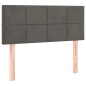 vidaXL Cama box spring con colchón terciopelo gris oscuro 120x190 cm vidaXL Cama box spring con colchón terciopelo gris oscuro 120x190 cm