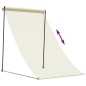 vidaXL Toldo retráctil de tela y acero crema 100x150 cm vidaXL Toldo retráctil de tela y acero crema 100x150 cm