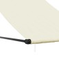 vidaXL Toldo retráctil de tela y acero crema 100x150 cm vidaXL Toldo retráctil de tela y acero crema 100x150 cm