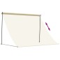 vidaXL Toldo retráctil de tela y acero crema 250x150 cm vidaXL Toldo retráctil de tela y acero crema 250x150 cm