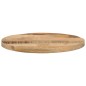 vidaXL Tablero de mesa redondo madera maciza mango rugosa Ø 40x1,5 cm vidaXL Tablero de mesa redondo madera maciza mango rugosa Ø 40x1,5 cm