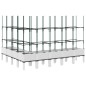 vidaXL Jardinera con enrejado PP blanco 200x160x142,5 cm vidaXL Jardinera con enrejado PP blanco 200x160x142,5 cm