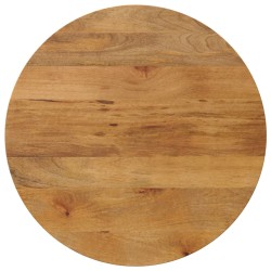 vidaXL Tablero de mesa redondo madera maciza de mango Ø 70x3,8 cm