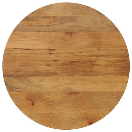 vidaXL Tablero de mesa redondo madera maciza de mango Ø 70x3,8 cm