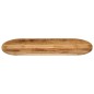 vidaXL Tablero de mesa ovalado madera maciza mango rugosa 140x60x2,5cm vidaXL Tablero de mesa ovalado madera maciza mango rugosa 140x60x2,5cm