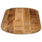 vidaXL Tablero de mesa ovalado madera maciza mango rugosa 90x40x3,8 cm vidaXL Tablero de mesa ovalado madera maciza mango rugosa 90x40x3,8 cm