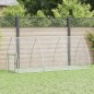 vidaXL Jaula para conejos acero galvanizado plateado 300x105x120 cm vidaXL Jaula para conejos acero galvanizado plateado 300x105x120 cm