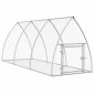 vidaXL Jaula para conejos acero galvanizado plateado 300x105x120 cm vidaXL Jaula para conejos acero galvanizado plateado 300x105x120 cm