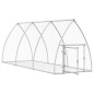 vidaXL Jaula para conejos acero galvanizado plateado 300x105x120 cm vidaXL Jaula para conejos acero galvanizado plateado 300x105x120 cm