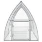 vidaXL Jaula para conejos acero galvanizado plateado 300x105x120 cm vidaXL Jaula para conejos acero galvanizado plateado 300x105x120 cm