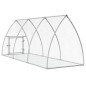vidaXL Jaula para conejos acero galvanizado plateado 300x105x120 cm vidaXL Jaula para conejos acero galvanizado plateado 300x105x120 cm