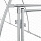 vidaXL Jaula para conejos acero galvanizado plateado 300x105x120 cm vidaXL Jaula para conejos acero galvanizado plateado 300x105x120 cm
