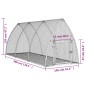 vidaXL Jaula para conejos acero galvanizado plateado 300x105x120 cm vidaXL Jaula para conejos acero galvanizado plateado 300x105x120 cm