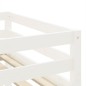 vidaXL Cama alta para niños con cortinas madera pino azul 90x200 cm vidaXL Cama alta para niños con cortinas madera pino azul 90x200 cm