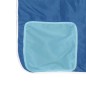 vidaXL Cama alta para niños con cortinas madera pino azul 90x200 cm vidaXL Cama alta para niños con cortinas madera pino azul 90x200 cm