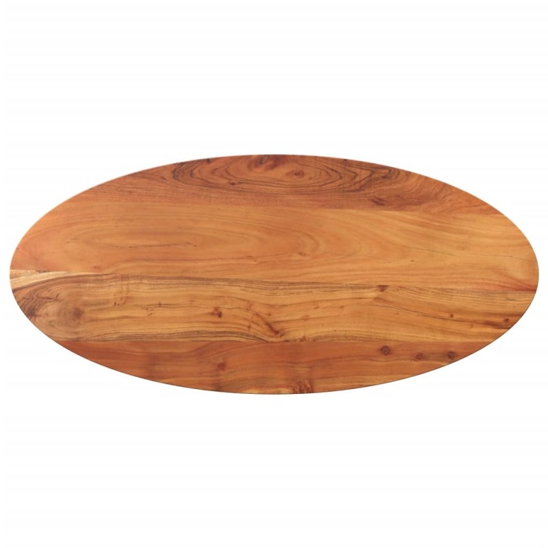 vidaXL Tablero de mesa ovalado madera maciza de acacia 120x50x3,8 cm vidaXL Tablero de mesa ovalado madera maciza de acacia 120x50x3,8 cm