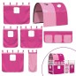 vidaXL Cama alta para niños con túnel madera pino rosa 80x200 cm vidaXL Cama alta para niños con túnel madera pino rosa 80x200 cm