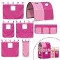 vidaXL Cama alta para niños con túnel madera pino rosa 80x200 cm vidaXL Cama alta para niños con túnel madera pino rosa 80x200 cm