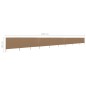 vidaXL Paravientos de 9 paneles tela gris taupe 1200x120 cm vidaXL Paravientos de 9 paneles tela gris taupe 1200x120 cm