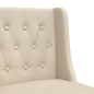 vidaXL Taburetes altos 2 uds madera maciza de caucho y tela vidaXL Taburetes altos 2 uds madera maciza de caucho y tela