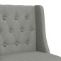 vidaXL Taburetes altos 2 uds madera maciza de caucho y tela vidaXL Taburetes altos 2 uds madera maciza de caucho y tela