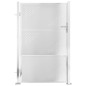 vidaXL Puerta de jardín de acero inoxidable 100x150 cm vidaXL Puerta de jardín de acero inoxidable 100x150 cm