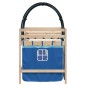 vidaXL Cama alta para niños con túnel madera pino azul 90x190 cm vidaXL Cama alta para niños con túnel madera pino azul 90x190 cm