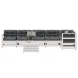 vidaXL Set muebles jardín 7 pzas con cojines madera maciza pino blanco vidaXL Set muebles jardín 7 pzas con cojines madera maciza pino blanco
