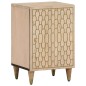 vidaXL Conjunto de muebles de baño 5 piezas madera maciza de mango