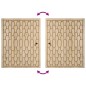 vidaXL Conjunto de muebles de baño 5 piezas madera maciza de mango
