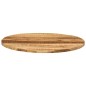 vidaXL Tablero de mesa redondo madera maciza mango rugosa Ø 80x3,8 cm vidaXL Tablero de mesa redondo madera maciza mango rugosa Ø 80x3,8 cm