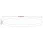 vidaXL Tablero de mesa redondo madera maciza mango rugosa Ø 80x3,8 cm vidaXL Tablero de mesa redondo madera maciza mango rugosa Ø 80x3,8 cm
