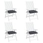 vidaXL Cojines sillas de jardín 4 uds tela Oxford antracita 50x50x7 cm vidaXL Cojines sillas de jardín 4 uds tela Oxford antracita 50x50x7 cm