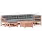 vidaXL Juego de muebles jardín 7 pzas y cojines madera abeto Douglas vidaXL Juego de muebles jardín 7 pzas y cojines madera abeto Douglas