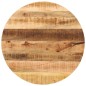 vidaXL Tablero de mesa redondo madera maciza mango rugosa Ø 70x1,5 cm vidaXL Tablero de mesa redondo madera maciza mango rugosa Ø 70x1,5 cm