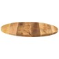vidaXL Tablero de mesa redondo madera maciza mango rugosa Ø 70x1,5 cm vidaXL Tablero de mesa redondo madera maciza mango rugosa Ø 70x1,5 cm