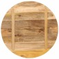vidaXL Tablero de mesa redondo madera maciza mango rugosa Ø 70x1,5 cm vidaXL Tablero de mesa redondo madera maciza mango rugosa Ø 70x1,5 cm
