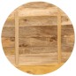 vidaXL Tablero de mesa redondo madera maciza mango rugosa Ø 90x3,8 cm vidaXL Tablero de mesa redondo madera maciza mango rugosa Ø 90x3,8 cm