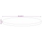 vidaXL Tablero de mesa redondo madera maciza mango rugosa Ø 90x3,8 cm vidaXL Tablero de mesa redondo madera maciza mango rugosa Ø 90x3,8 cm