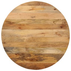 vidaXL Tablero de mesa redondo madera maciza de mango Ø 90x2,5 cm
