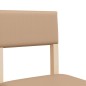 vidaXL Taburetes altos 2 uds madera maciza de caucho y cuero sintético vidaXL Taburetes altos 2 uds madera maciza de caucho y cuero sintético