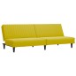 vidaXL Juego de sofás 2 piezas terciopelo amarillo