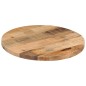 vidaXL Tablero de mesa redondo madera maciza mango rugosa Ø 40x3,8 cm vidaXL Tablero de mesa redondo madera maciza mango rugosa Ø 40x3,8 cm