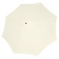 vidaXL Sombrilla blanca arena 300x258 cm